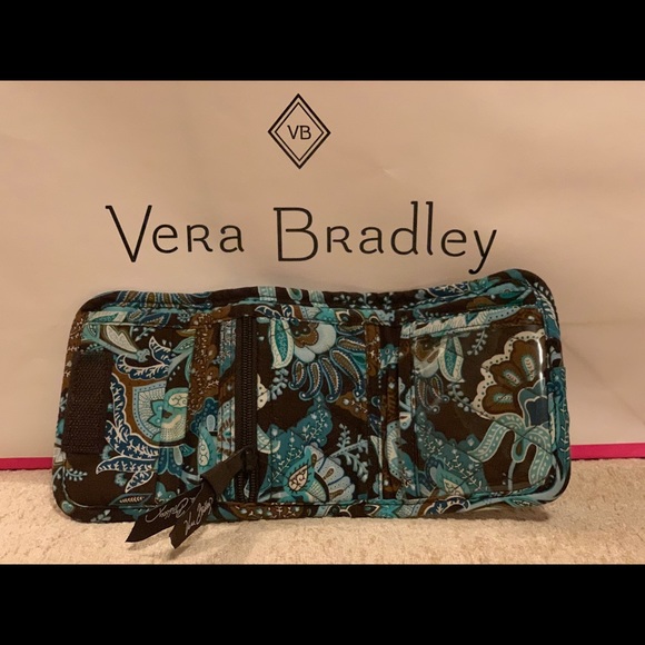 (Sold) Vera Bradley Java Blue Wallet - Picture 2 of 2